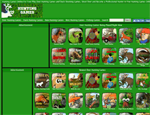 Tablet Screenshot of deerhuntinggames.net